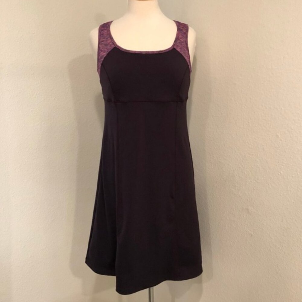 Prana Purple Space Dye Athletic Yoga Dress